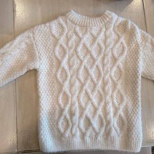 Zara unisex kids cream sweater size 4/5